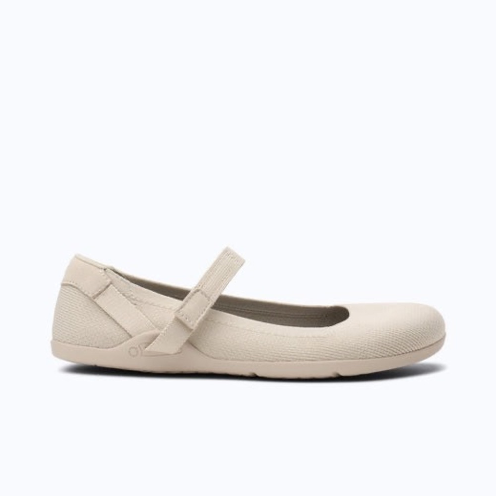 Xero Shoes Cassie Knit Mary Jane Barefoot Flats Sand Beige Womens 9.5 SS26